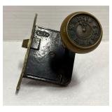 Unusual Antique Door Knob Set