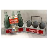Two Vintage Coca Cola Bottle Carriers