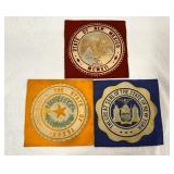 Three Felt Patches