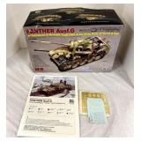 Boxed Panther Tank Model Kit