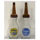 Two Motor Oil Bottles