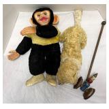 Vintage Plush & Bell Toy