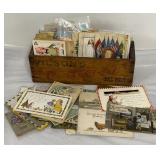 Over 70 Vintage Postcards