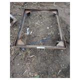 Rectangular Steel Dolly with Casters