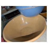 Three Glazed Ceramic Bowls