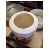 McCoy Ceramic Cookie Jar with Floral Motif