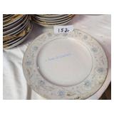 English Garden Fine China Plates