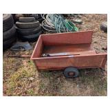 Metal Two-Wheeled Utility Cart