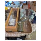 Booker's Bourbon Bottle, Coca-Cola Bottle, and Gla