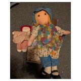 Patchwork and Fabric Rag Dolls