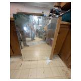 Rectangular Wall Mirror with Plain Edge