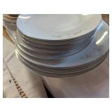 Dinner Plates with Floral Design