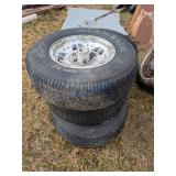 4 Michelin LTX Tires Aluminum Rims