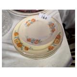 Hall Superior Floral Plates