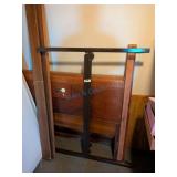 Vintage Full-Size Bed Frame with Built-In Radio