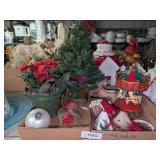 Christmas Decorations and Figurines Lot