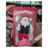 Christmas Decor Including Santa and Snowmen