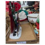 Metal Figurines of Carolers on Snowy Base