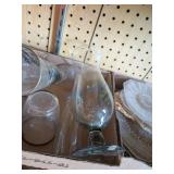 Clear Glass Drinkware and Dishes