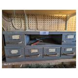 Metal Drawer Storage Unit with Six Drawers