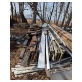 Lumber and PVC Pipes