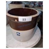 Two-Gallon Stoneware Crock
