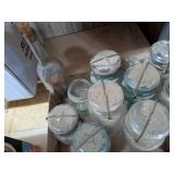 Glass Canning Jars with Wire Bale Closures
