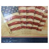 Framed Patriotic Artwork by Dee Toshimitsu