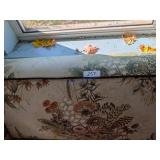 Floral Upholstered Loveseat