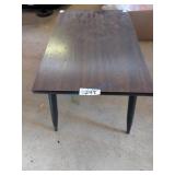 Rectangular Wooden Table with Tapered Legs