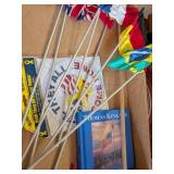 Mini Flag Set and Thomas Kinkade Book
