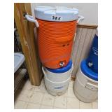 Rubbermaid and Igloo 5-Gallon Coolers