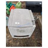 Plastic Garden Hose Reel with Crank Handle