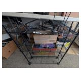 Iron and Metal Rack with Ornamental Design