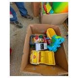 Plastic Toy Vehicles and Figures