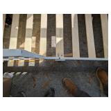 White Wooden Toddler Bed with Slatted Base