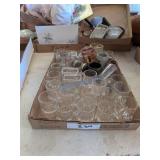 Miniature Glass and Ceramic Mugs