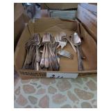 Silver-Plated Flatware Utensils