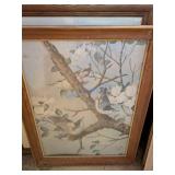 Framed Nature-Themed Artwork