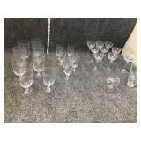Fostoria Holly Clear Glasses