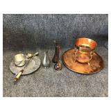 Vintage Copper warmer stand