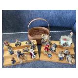 Boydï¿½s Bears collection and Longaberger basket