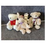 Assorted stuffed animals