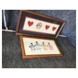 Signed Framed wall Art