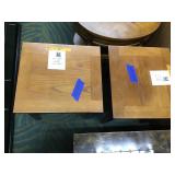 Wood side tables