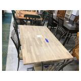 Wooden Metal Dining Table