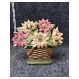 Longaberger WR iron- sunflower Doorstop