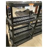 4 Tier Plastic Shelving