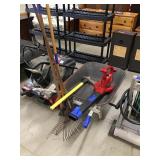 Varietyï¿½s of yard Tools