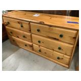 6 Drawers Wooden Dresser